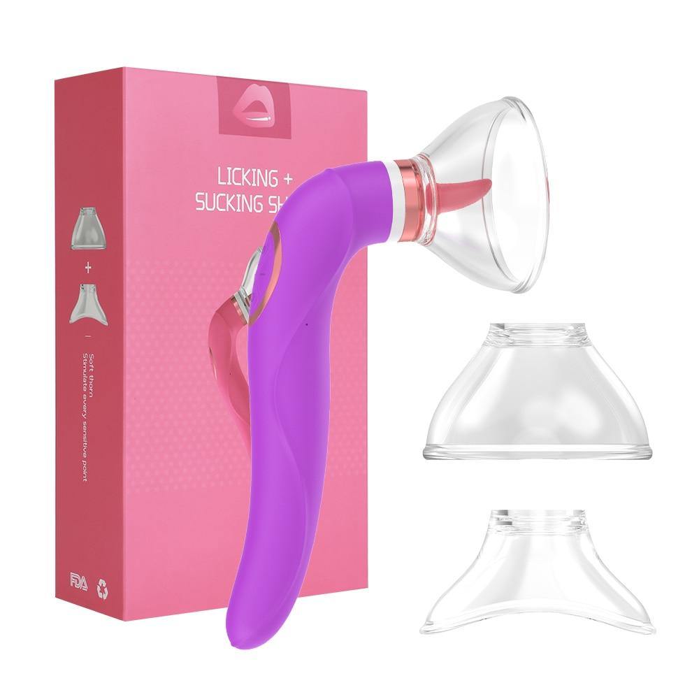 Simulador de Sexo Oral com Língua e Ventosa