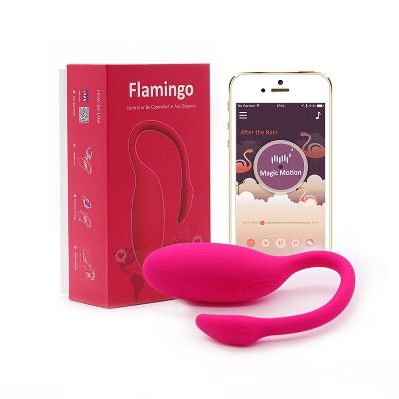 Flamingo - Vibrador Feminino de Ponto G e Clitóris com Controle a Distância