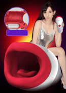 Masturbador Masculino Simulador de Sexo Oral com Língua e Texturas - Letten