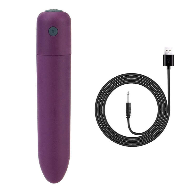 Mini Vibrador Bullet Super Discreto com 10 Modos de Vibrações Intensas